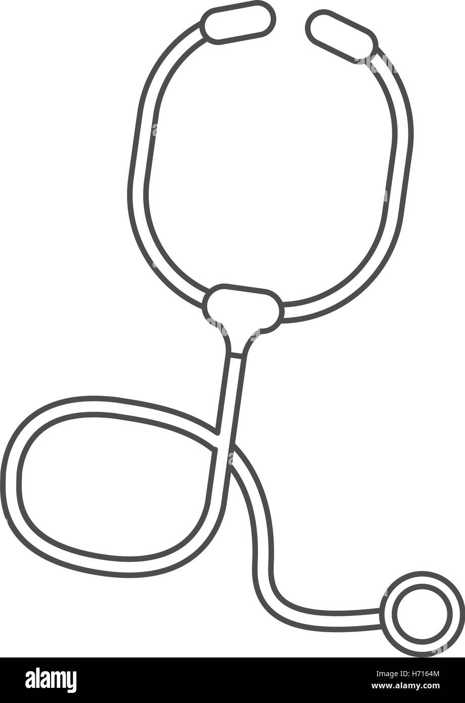 Stethoscope of medical care design Stock Vector Image & Art - Alamy