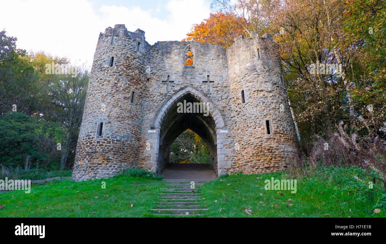 The Castle at Roundhay Park, Leeds, United Kingdom Stock Photo