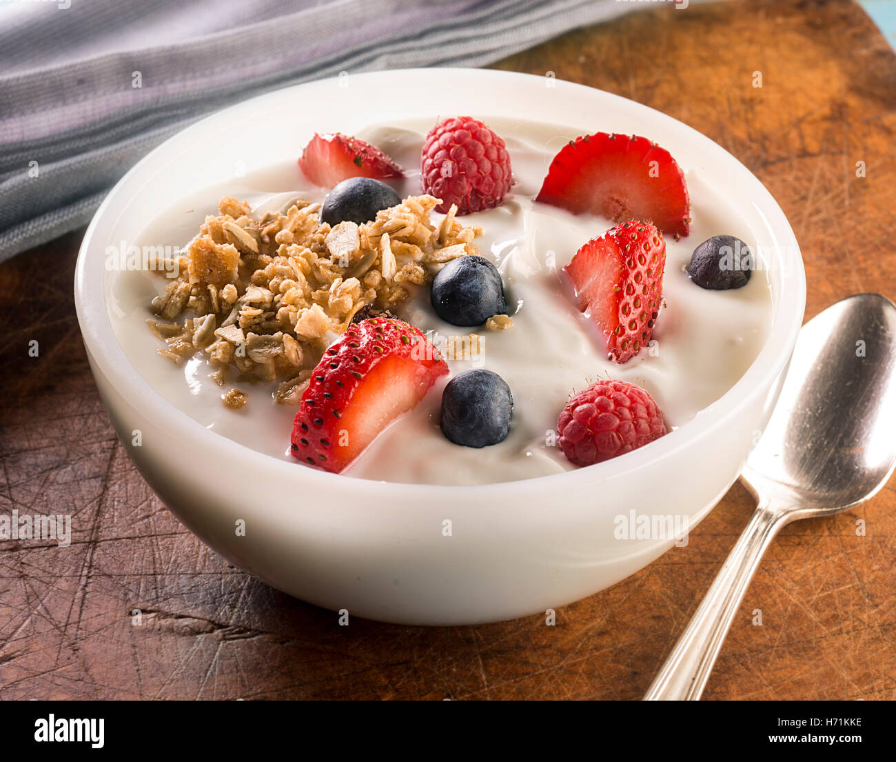 yogurt bowl Stock Photo