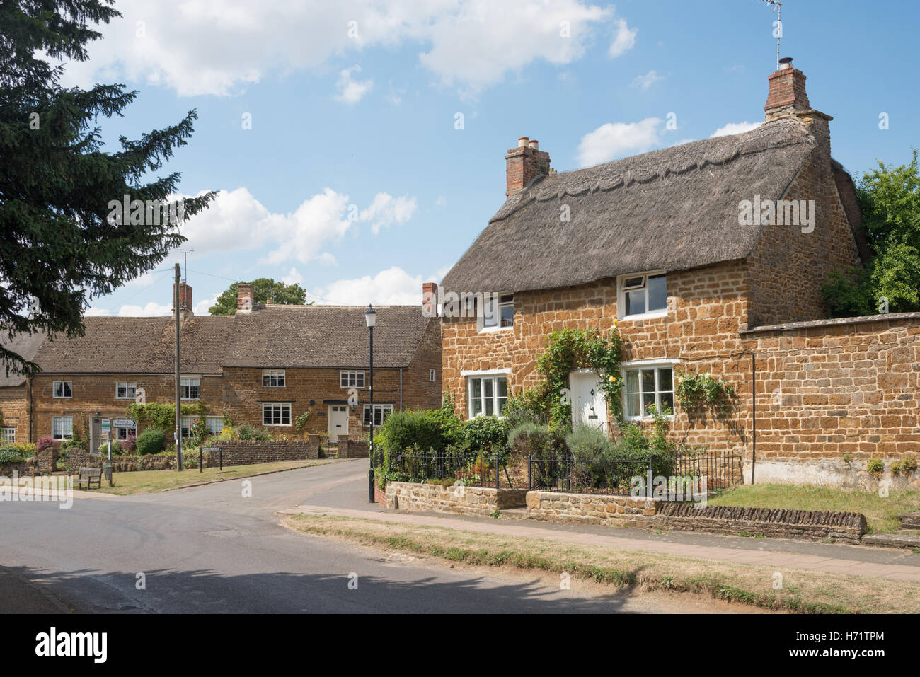 Residential homes in the village of Adderbury, North Oxfordshire