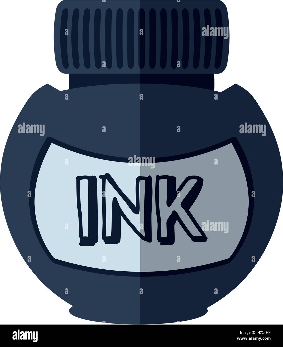 ink bottle isolated icon vector illustration design Stock Vector Image