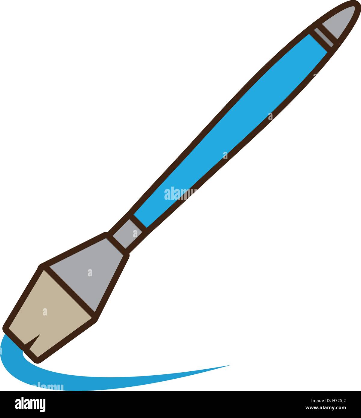 paint brush isolated icon vector illustration design Stock Vector Image ...