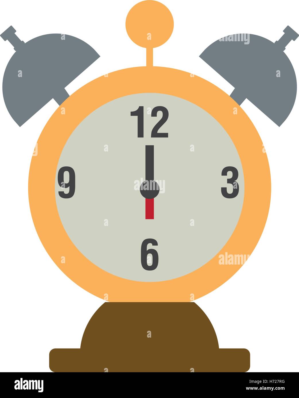 alarm clock isolated icon vector illustration design Stock Vector Image ...