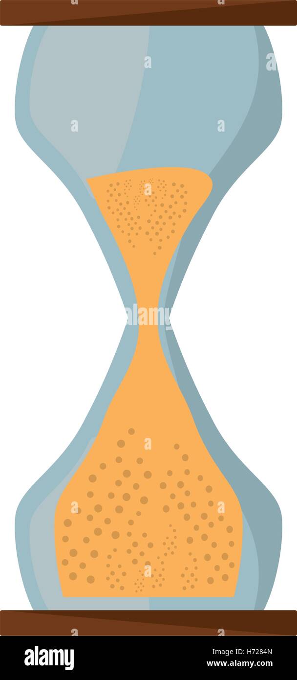 hourglass sand isolated icon vector illustration design Stock Vector ...