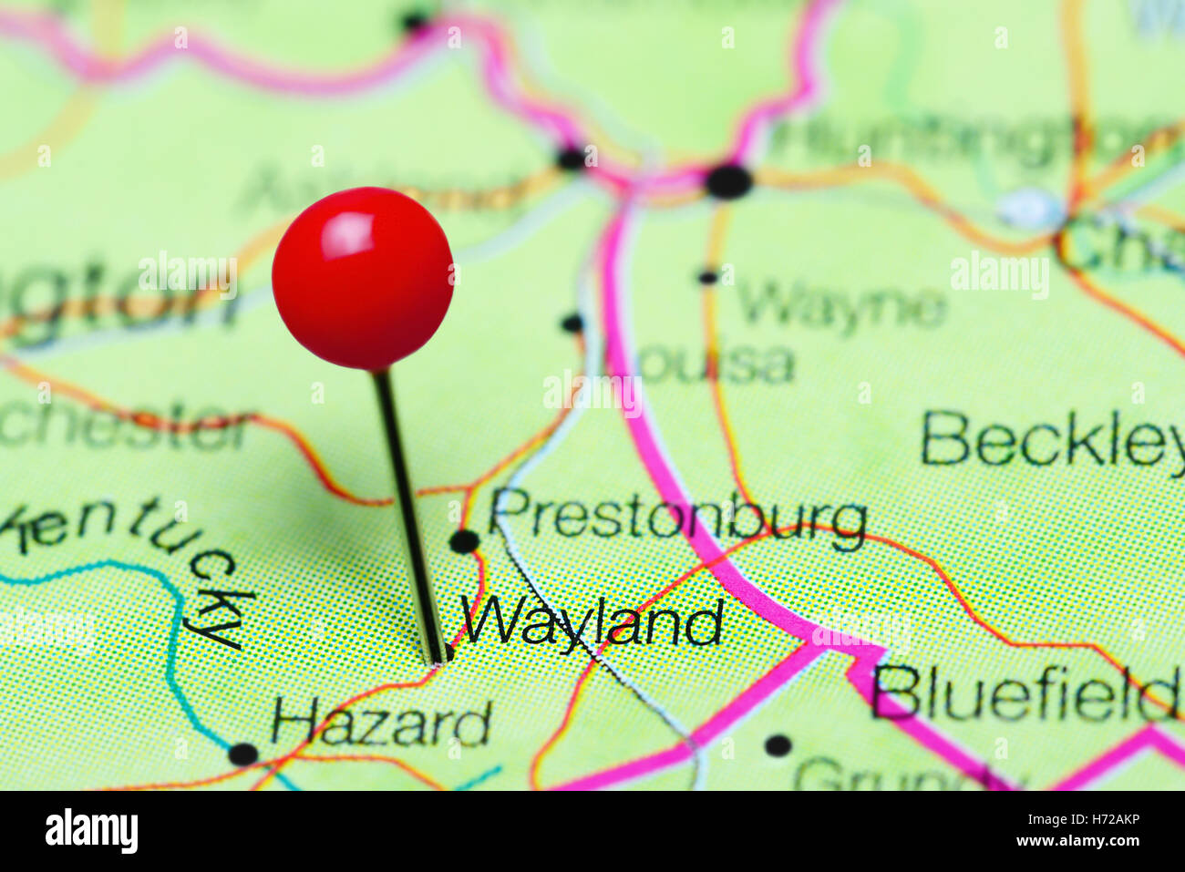 Map of wayland hires stock photography and images Alamy