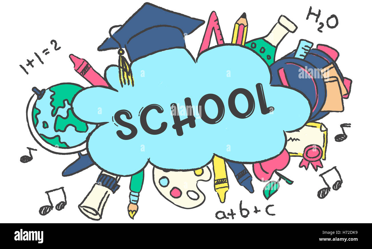 School Education Academiccs Study Concept Stock Photo - Alamy