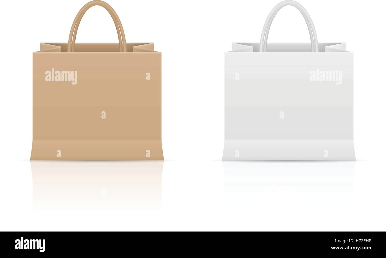 Bag paper recycle in Stock Vector Images - Alamy