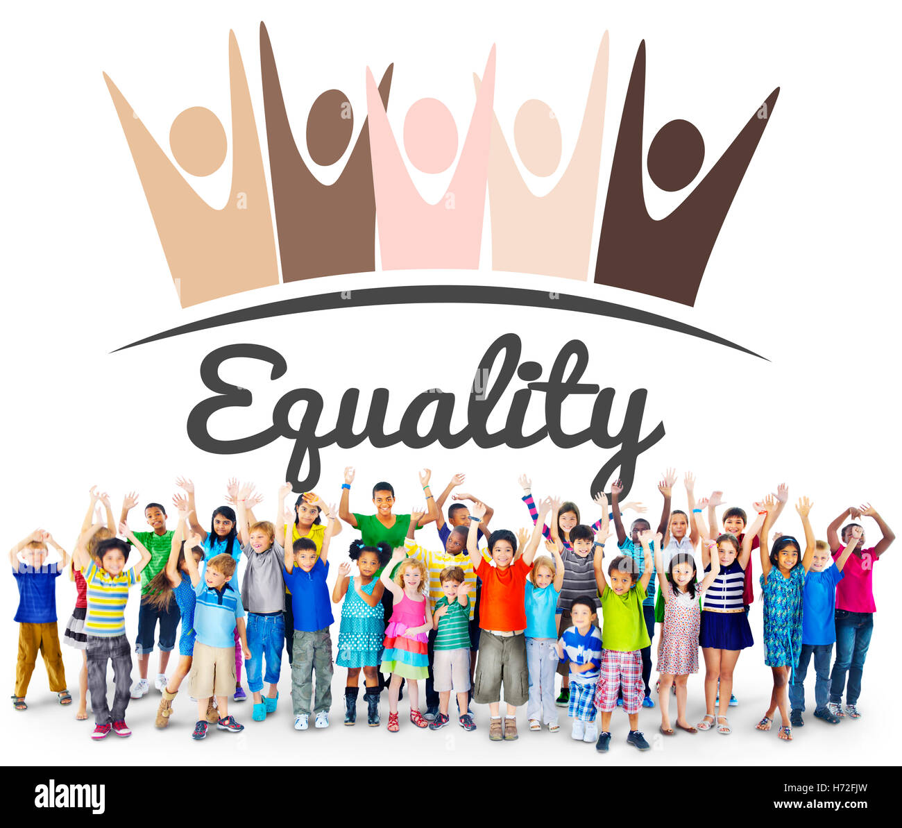 Equality Fairness Fundamental Rights Racist Discrimination Concept ...