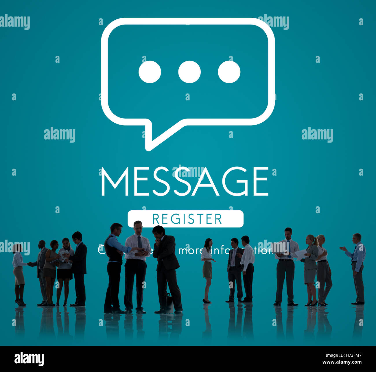 Communcate Message Message Communication Online Conversation Concept Stock Photo - Alamy