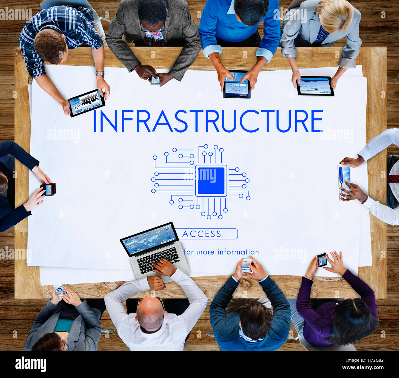 Circuit Board Chip Technology Concept Stock Photo Alamy