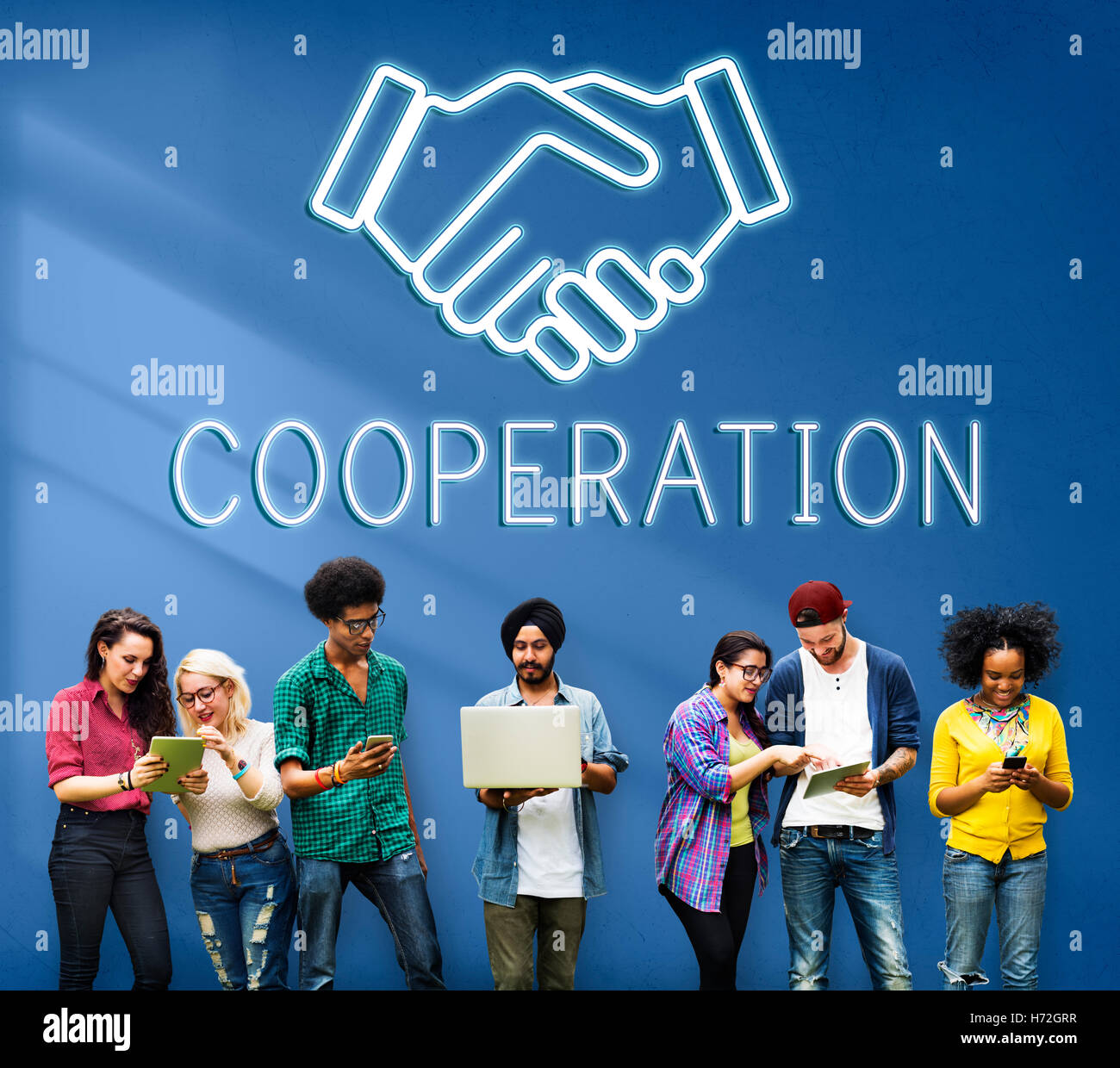 Partnership Agreement Cooperation Collaboartion Concept Stock Photo - Alamy
