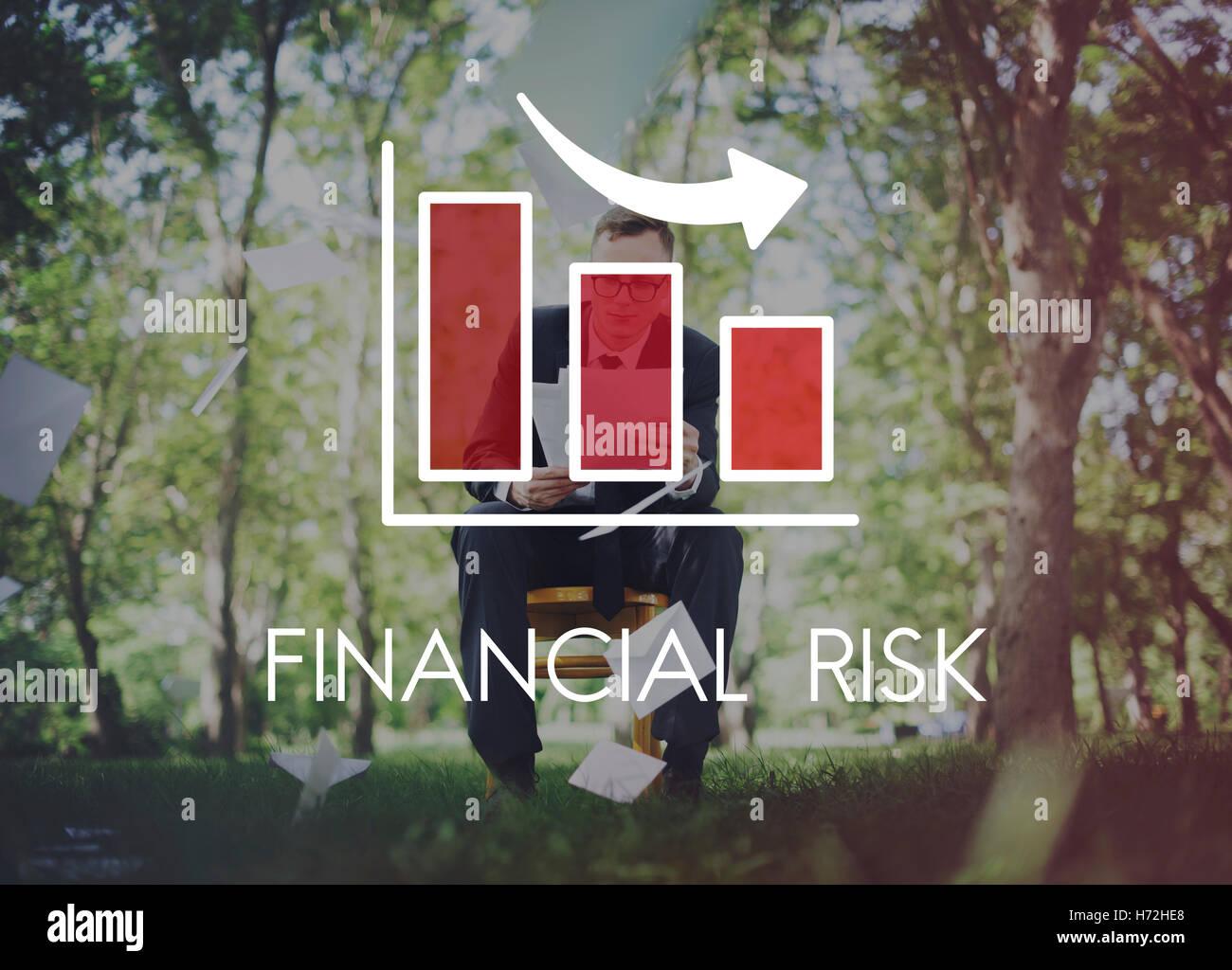 corporate decrease concept stock photo - alamy Images... Recession Decrease Business Barchart Concept Stock Photo - Alamy