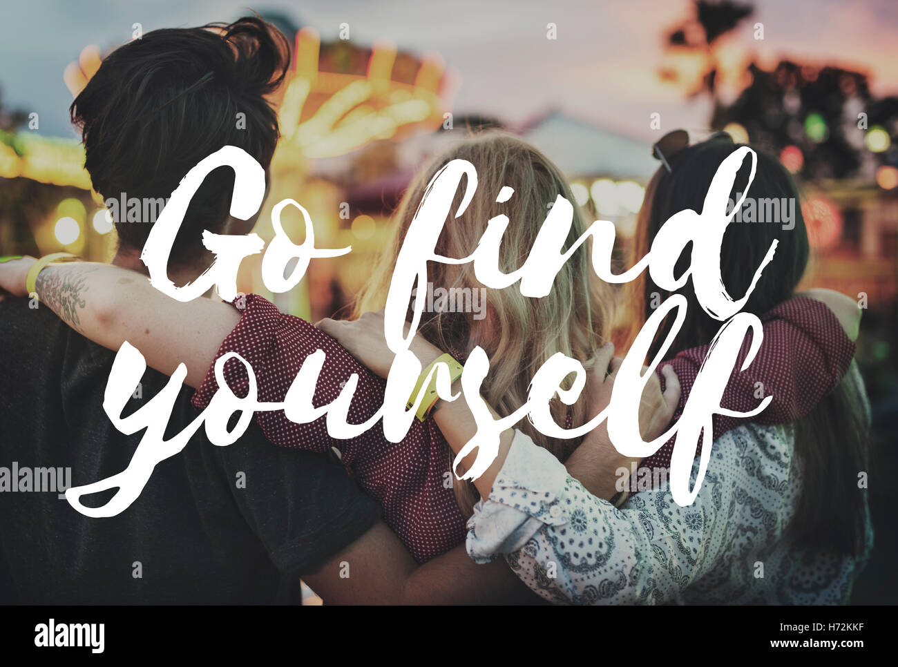 Hug yourself concept hi-res stock photography and images - Alamy