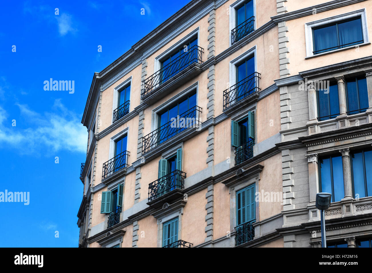 beautiful old house on a background of blue sky Stock Photo - Alamy