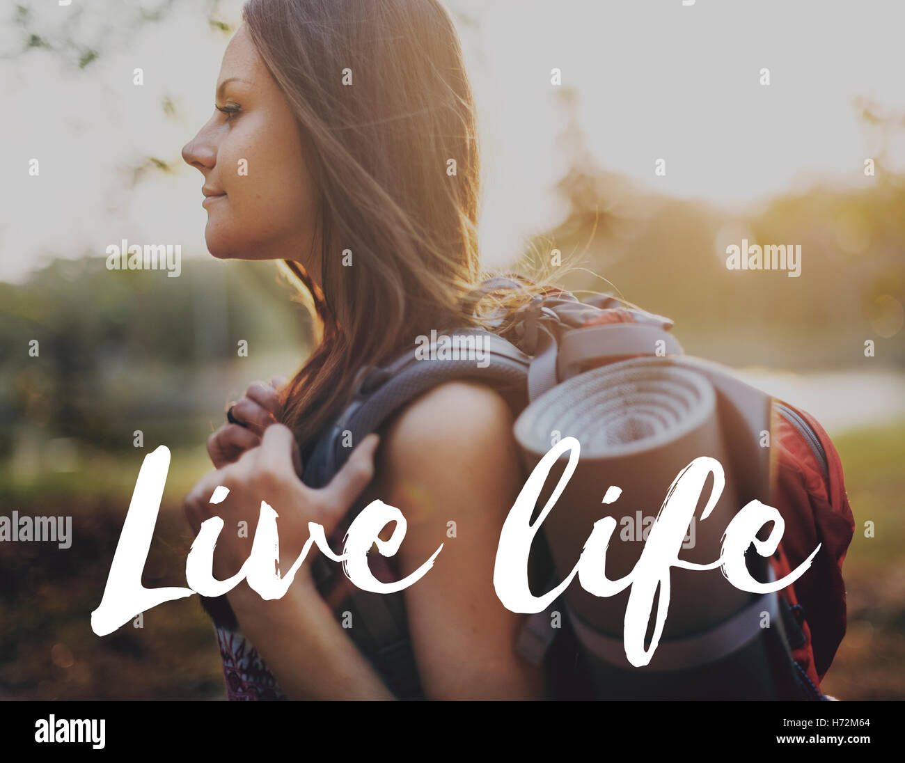 Live Your Life YOLO You Only LIve Once Concept Stock Photo