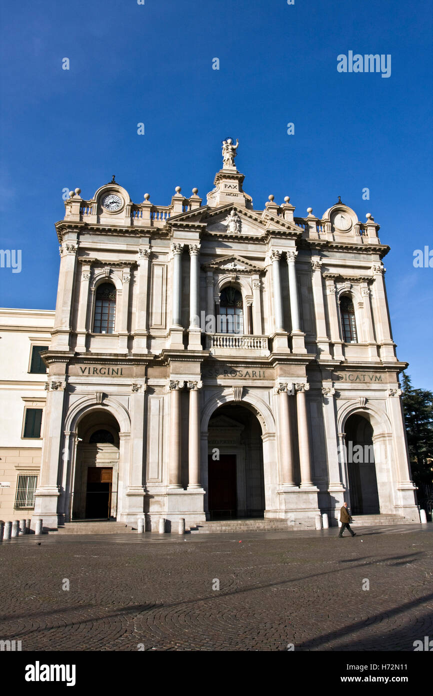Santuario Della Madonna Del Rosario Santuario della madonna del rosario modern pompei hi-res stock