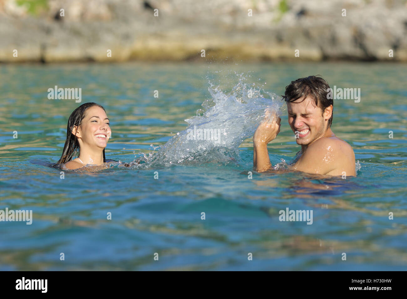 Teen boy with water Stock Photo by ©VaLiza 116935330