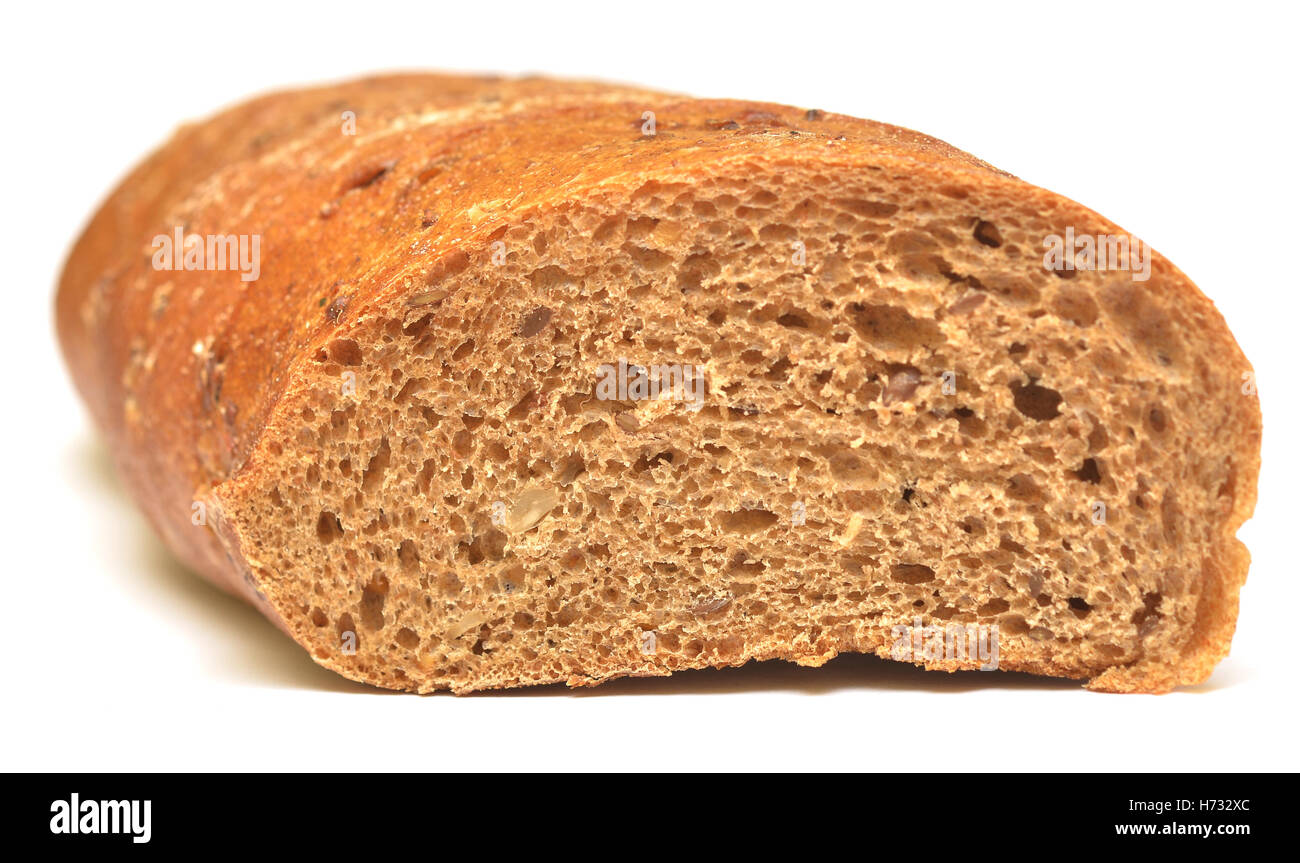 bread isolated on white background Stock Photo - Alamy