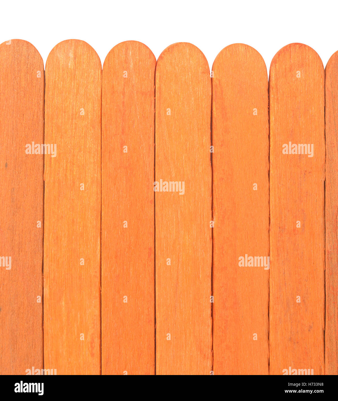 wooden fence isolated on white background Stock Photo - Alamy