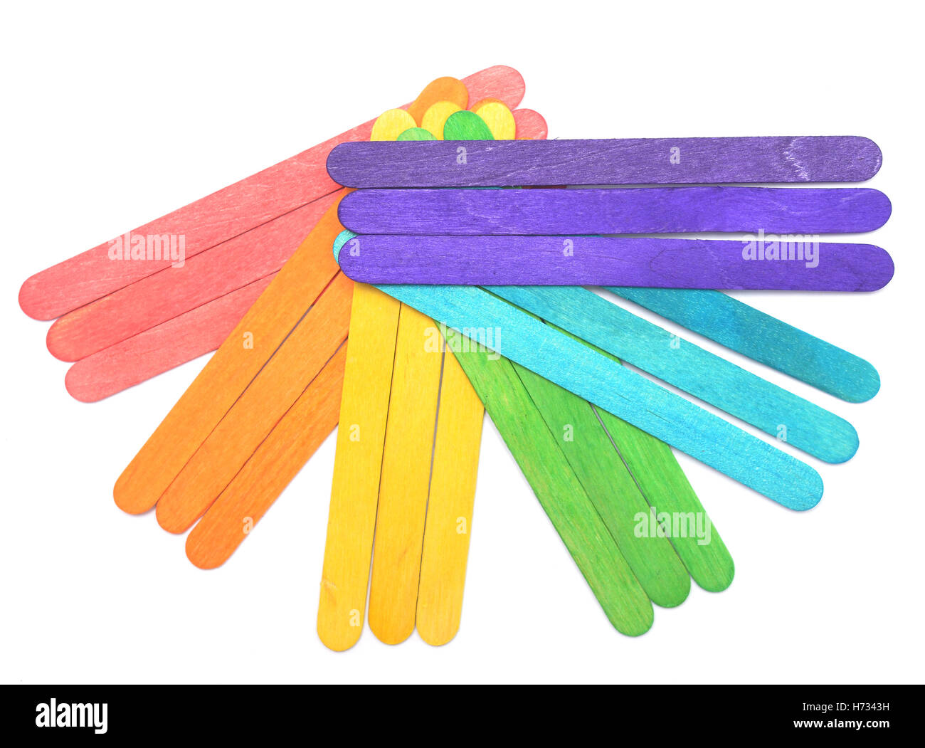 sticks isolated on white background Stock Photo - Alamy