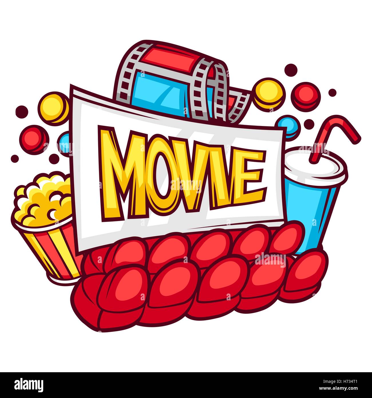 Hollywood party film Stock Vector Images - Page 2 - Alamy