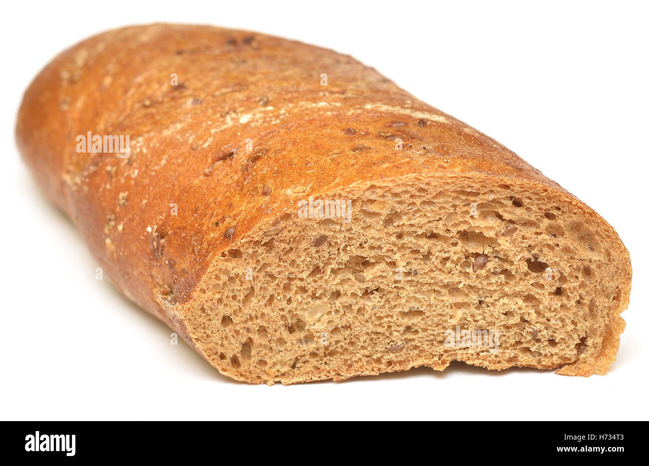 bread isolated on white background Stock Photo - Alamy