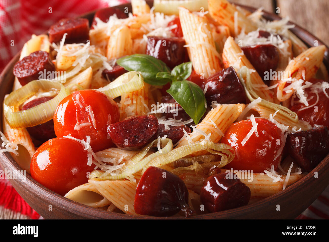 Penne pasta bowl tomato hires stock photography and images Alamy