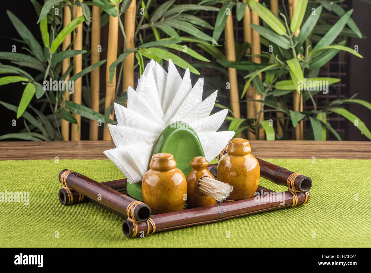 asian table set Stock Photo Alamy