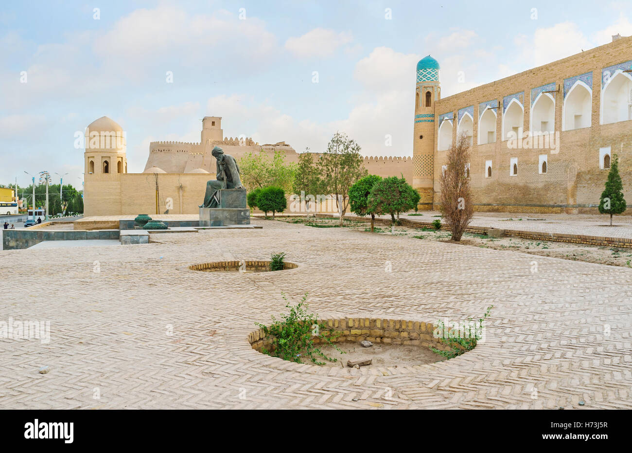The monument to the famous persian scientist Muhammad ibn Musa al ...