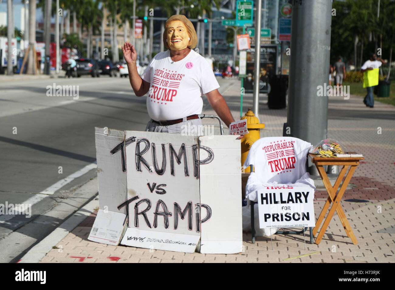 Miami, FL, USA. 2nd Nov, 2016. Presidential candidate Donald Trump ...