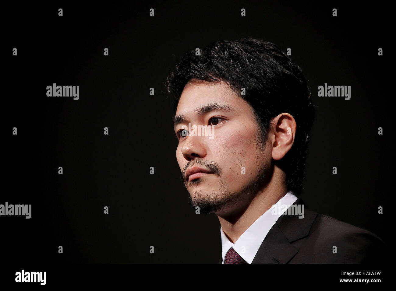 Actor Kenichi Matsuyama attends the stage greeting for the film Satoshi