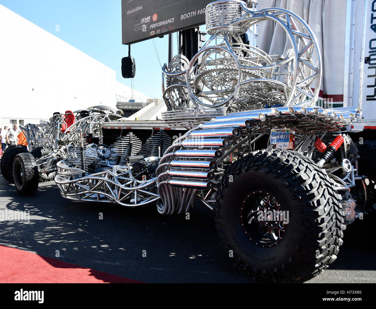 Las Vegas, Nevada, USA. 2nd November, 2016. The SEMA show celebrates its  50th anniversary in Las Vegas as the show attracted more than 100,000  industry leaders from more than 100 countries for