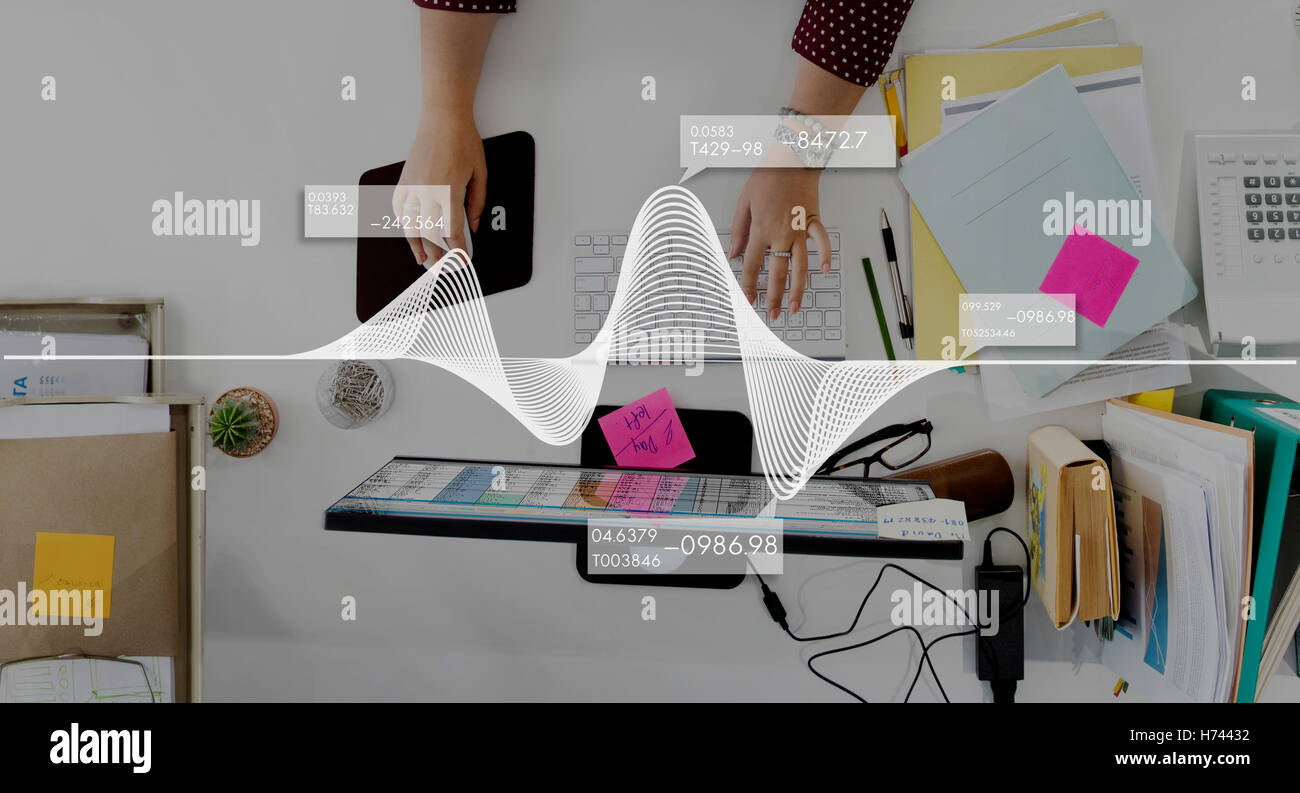 Data Analytics Technology Graphic Concept Stock Photo - Alamy