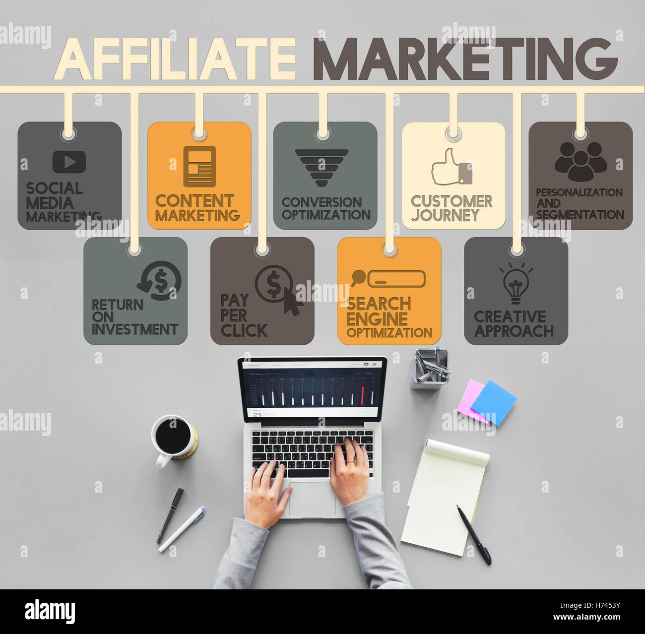 Affiliate advertising hi-res stock photography and images - Alamy