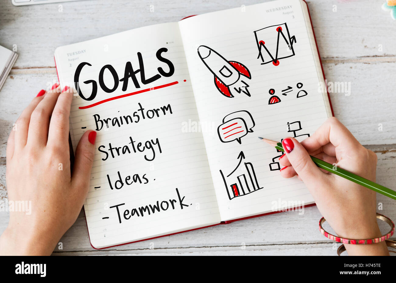 Goals Business Brand Launch Corporate Success Concept Stock Photo - Alamy