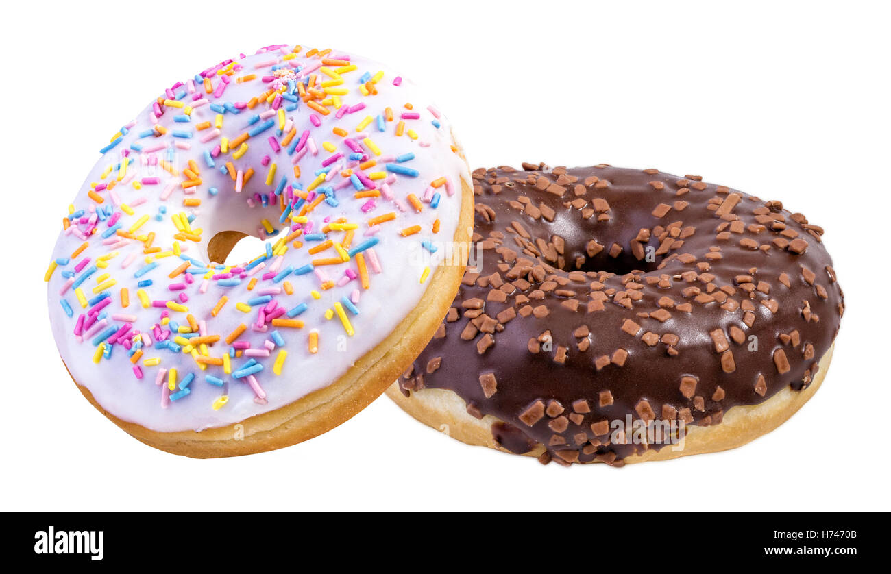 donut isolated on white background Stock Photo - Alamy