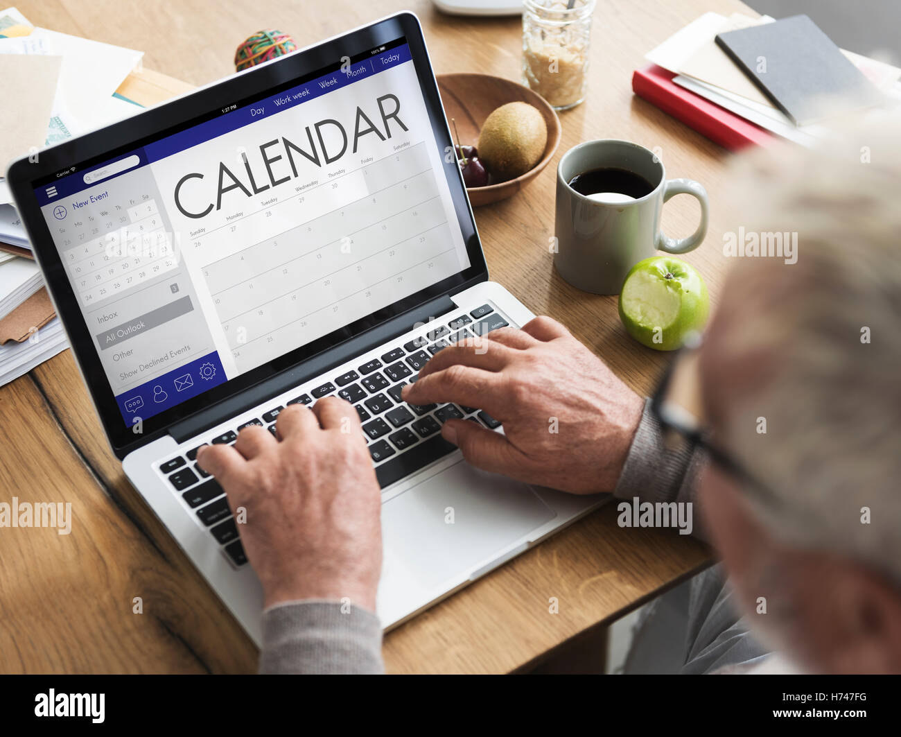 Calendar Date Organizer Planner Concept Stock Photo