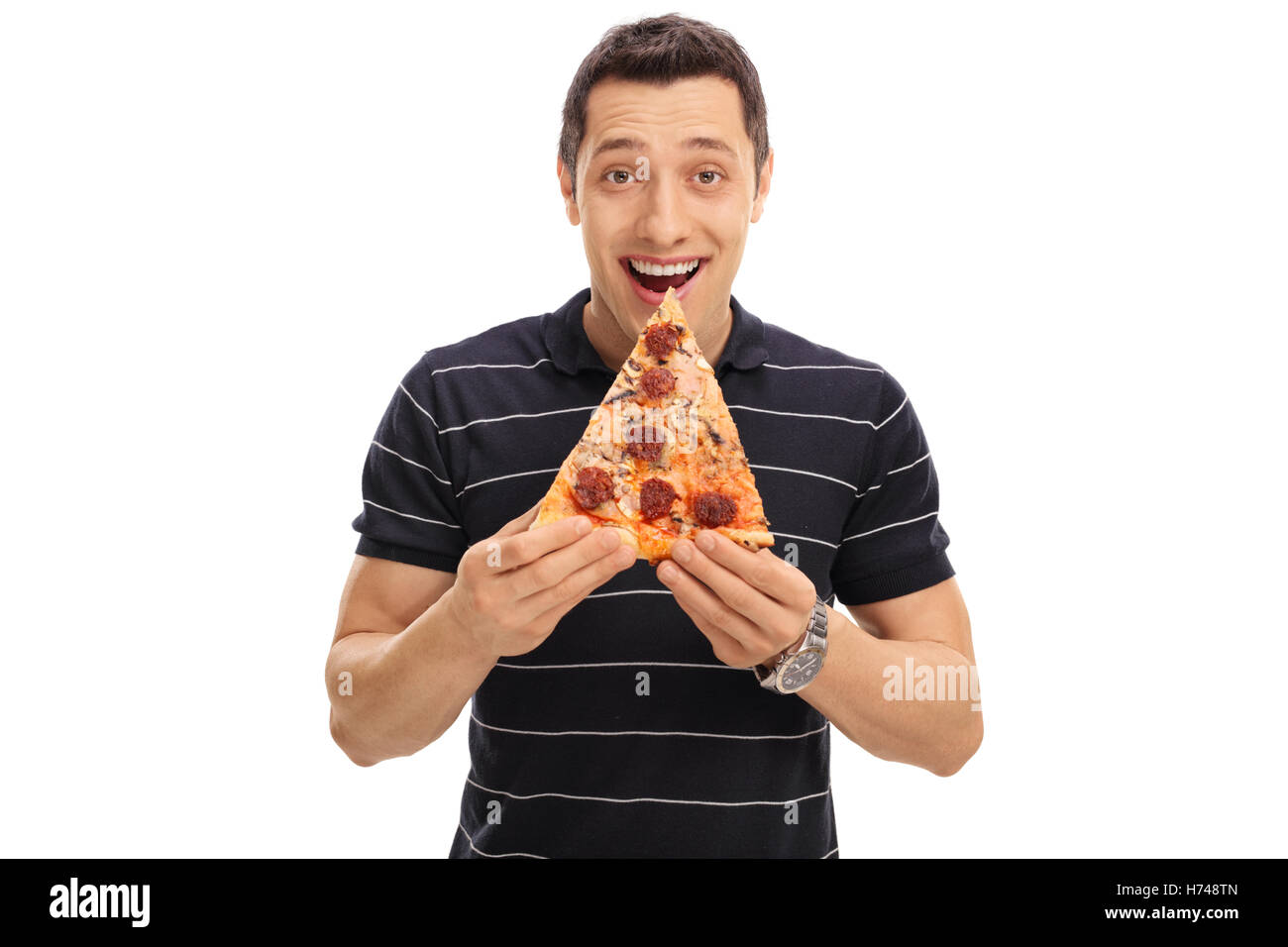 человек ест пиццу фото фото 107