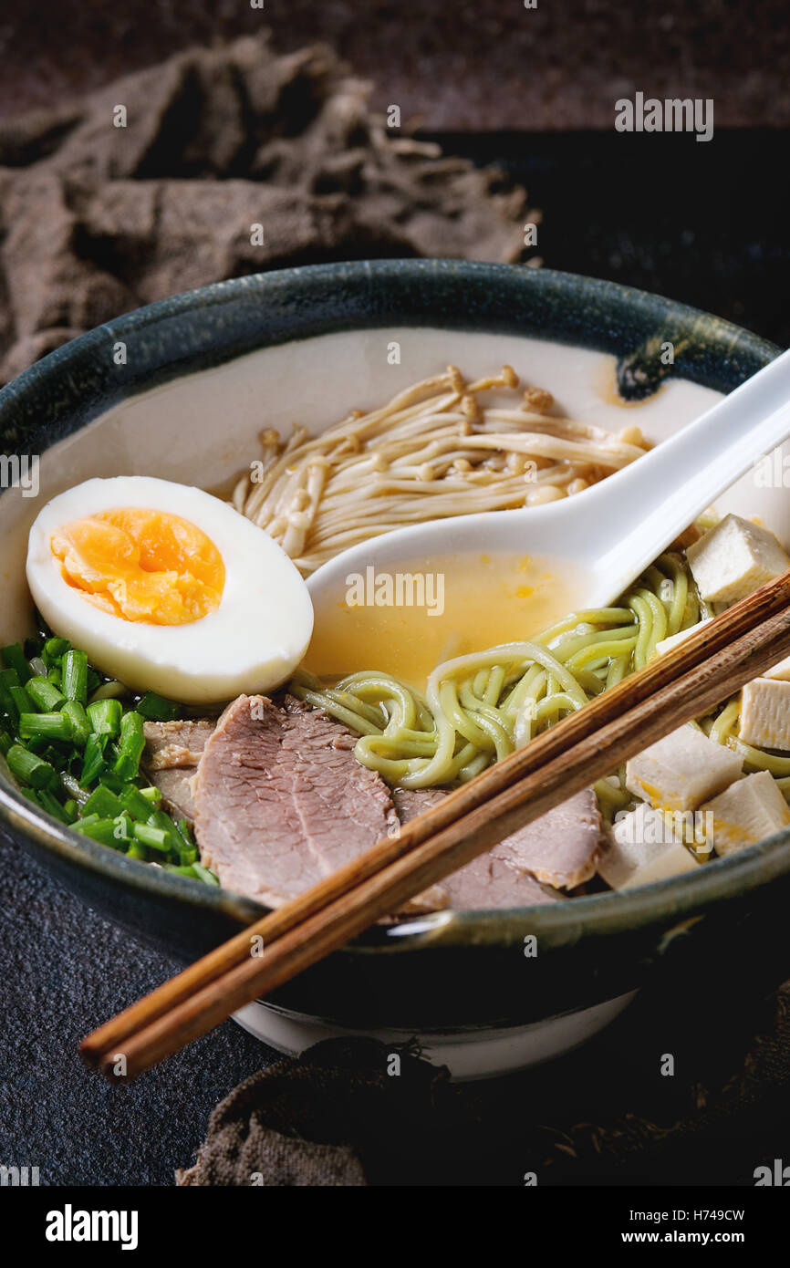 Asian noodle soup Stock Photo - Alamy