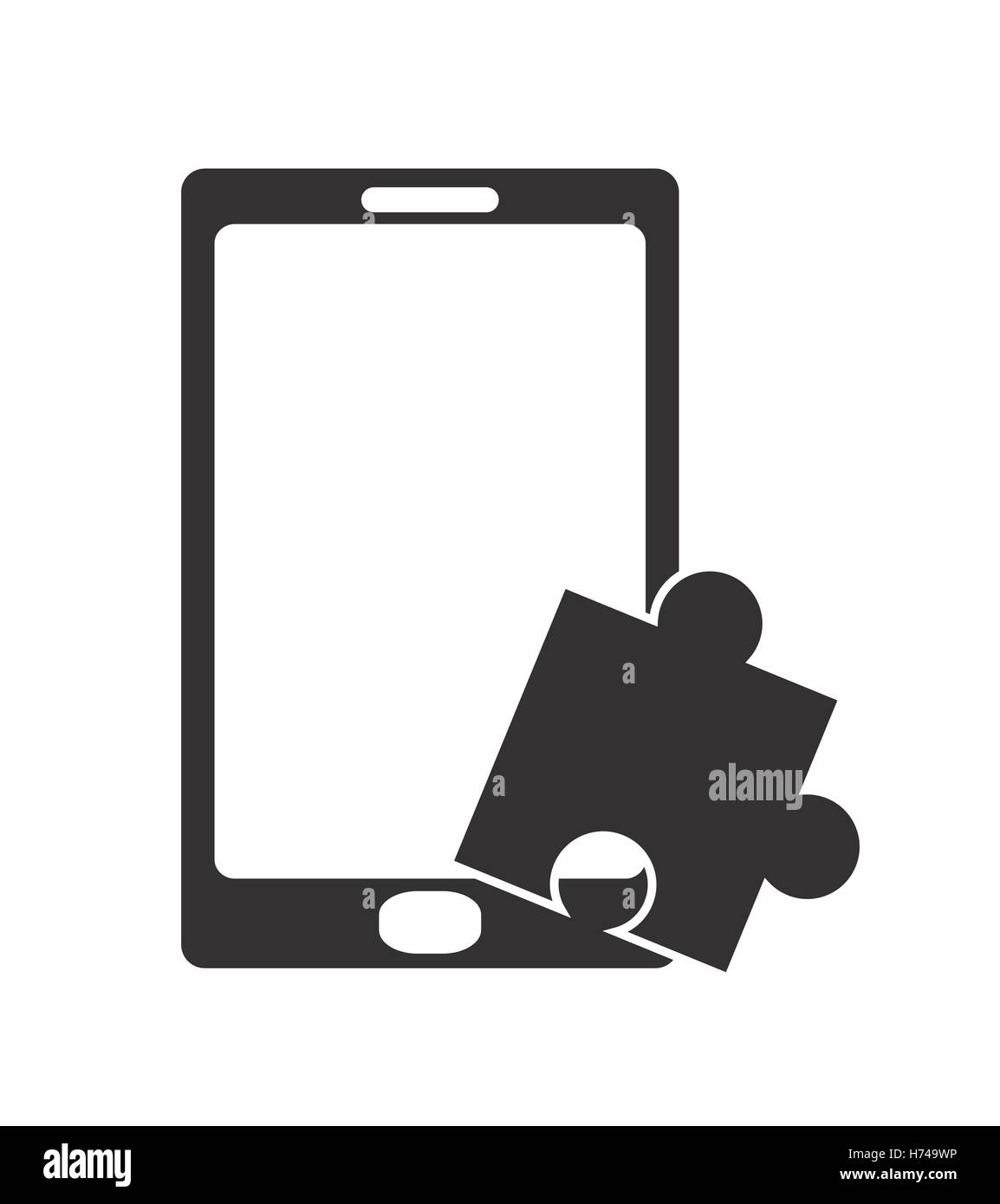 Isolated smartphone device design Stock Vector Image & Art - Alamy
