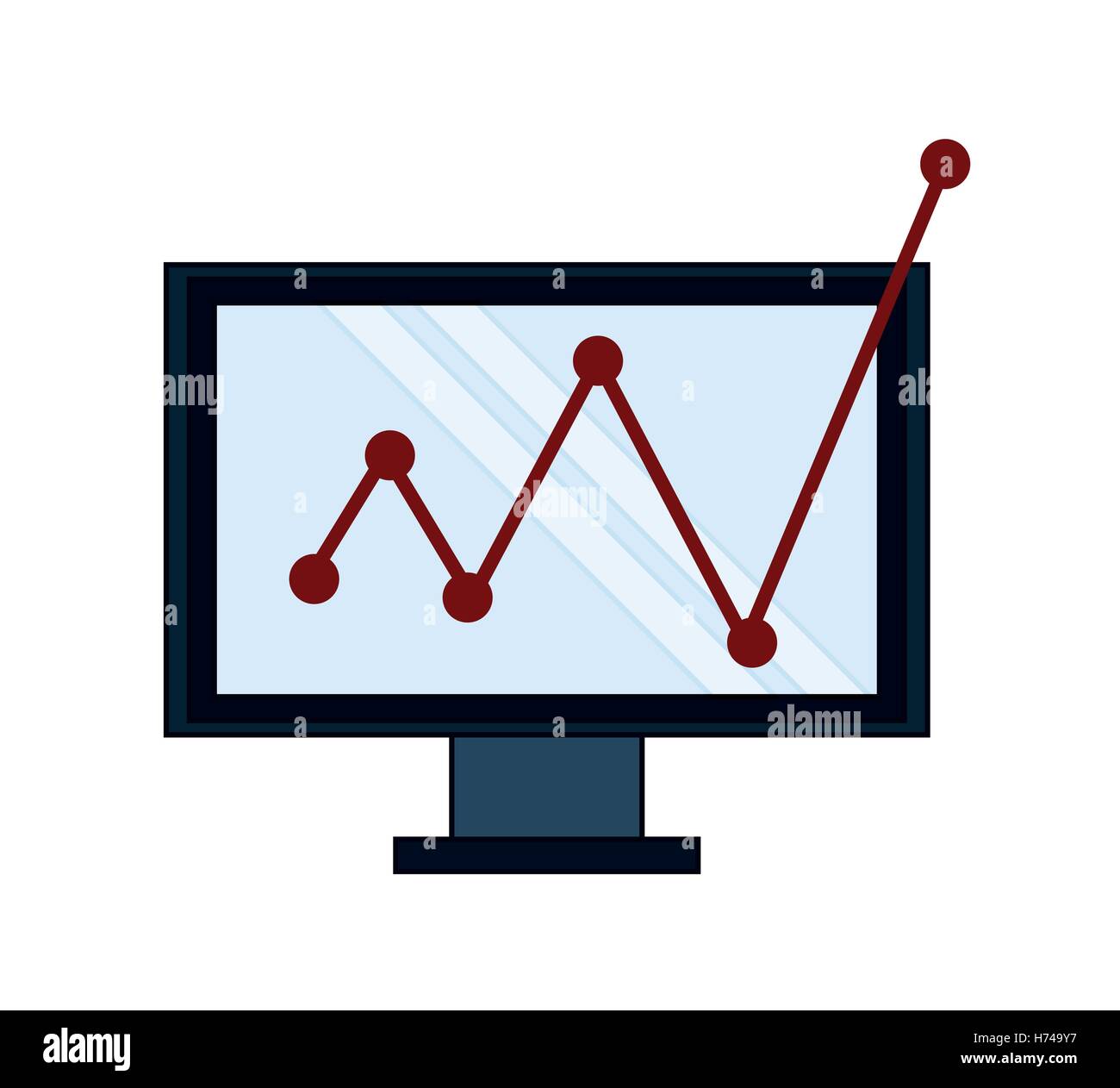 Isolated infographic computer design Stock Vector Image & Art - Alamy