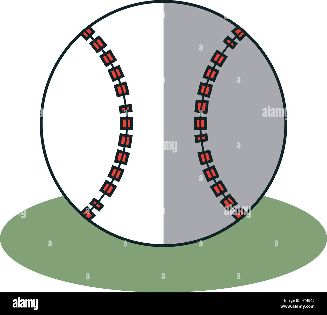 Ball of baseball sport design Stock Vector Image & Art Alamy