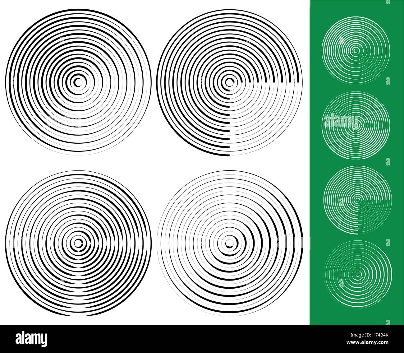 Concentric circles map hi-res stock photography and images - Alamy