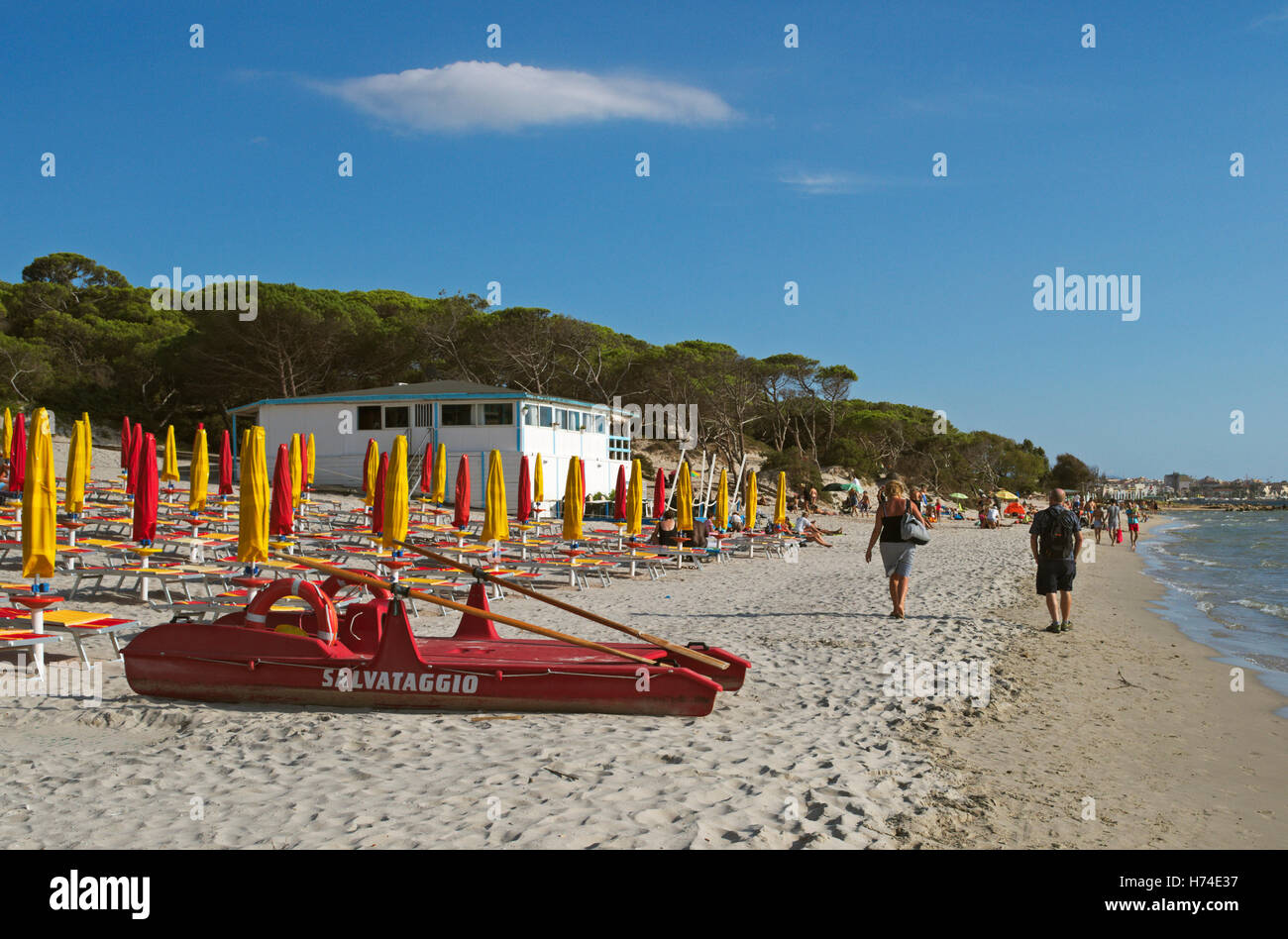 Maria Pia beach, Alghero, Sardinia, Italy Stock Photo - Alamy