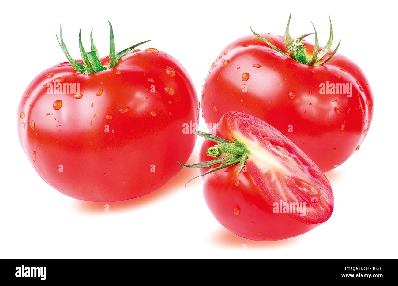 tomato isolated on white background Stock Photo - Alamy