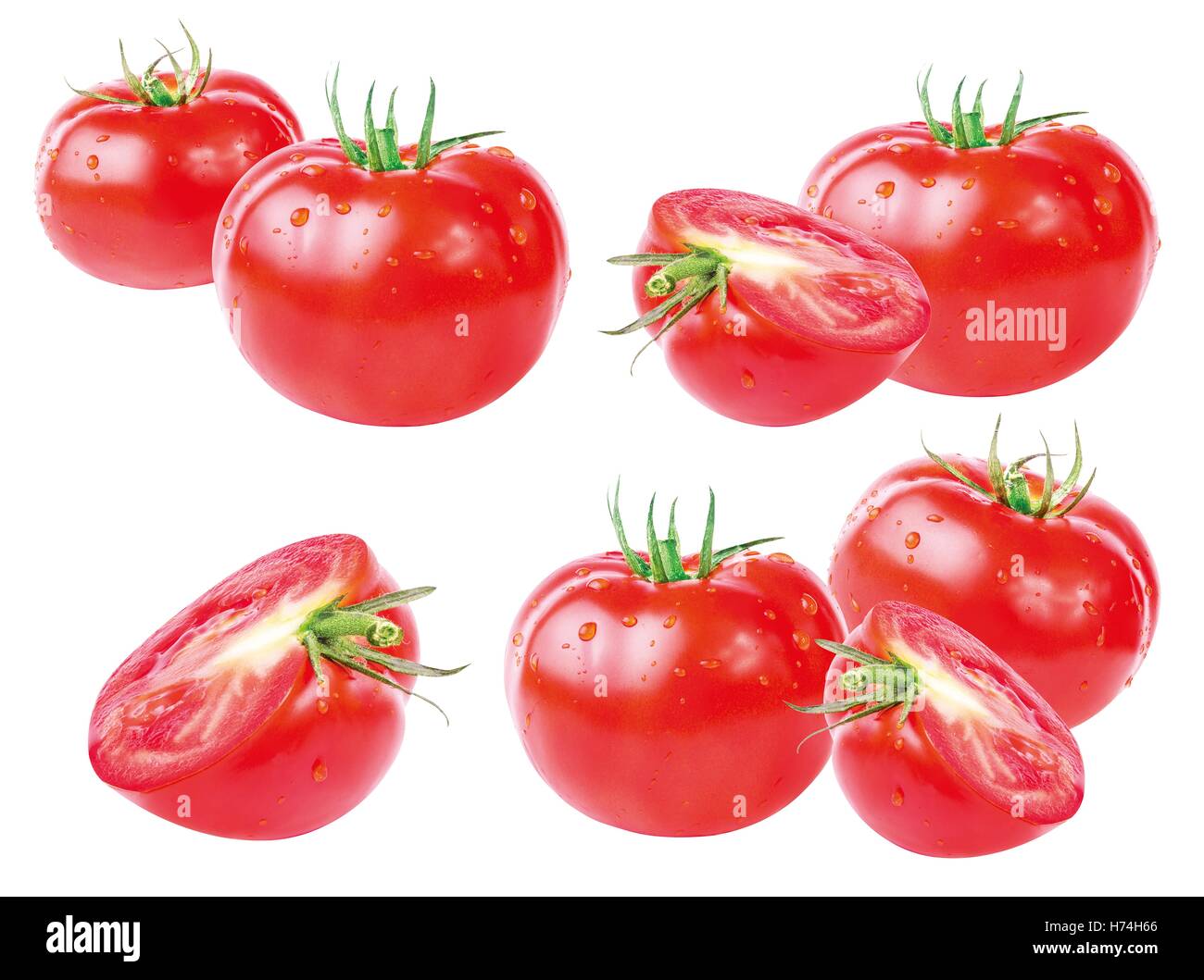 tomato isolated on white background Stock Photo - Alamy