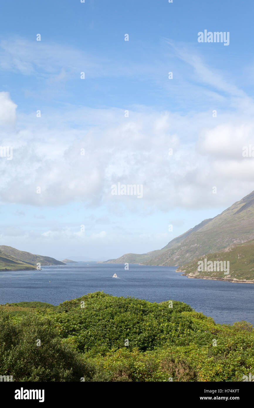 Killary Fjord Lake; Leenane, Connemara; Galway; Ireland Stock Photo - Alamy