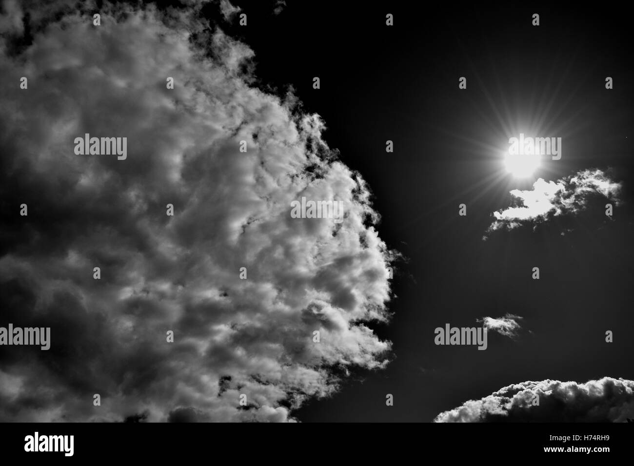 The sky picture Black and White Stock Photos & Images - Alamy