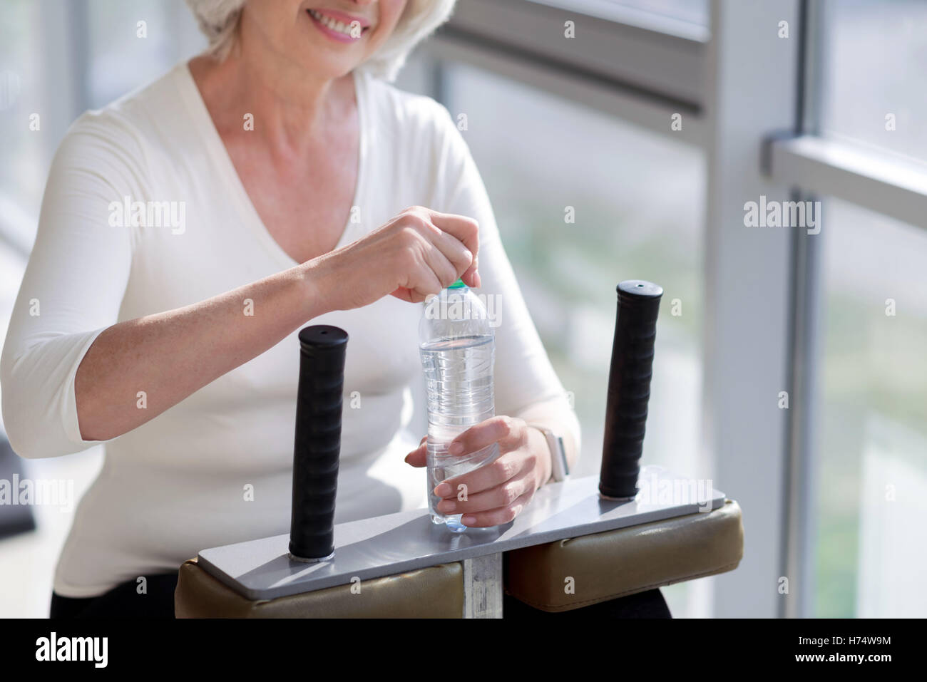 Slim attractive senior woman hi-res stock photography and images - Alamy