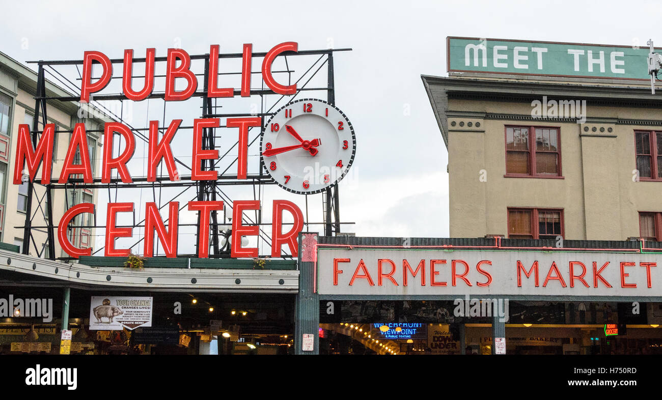 Pike Place Market Stock Photo Alamy   Pike Place Market H750RD 